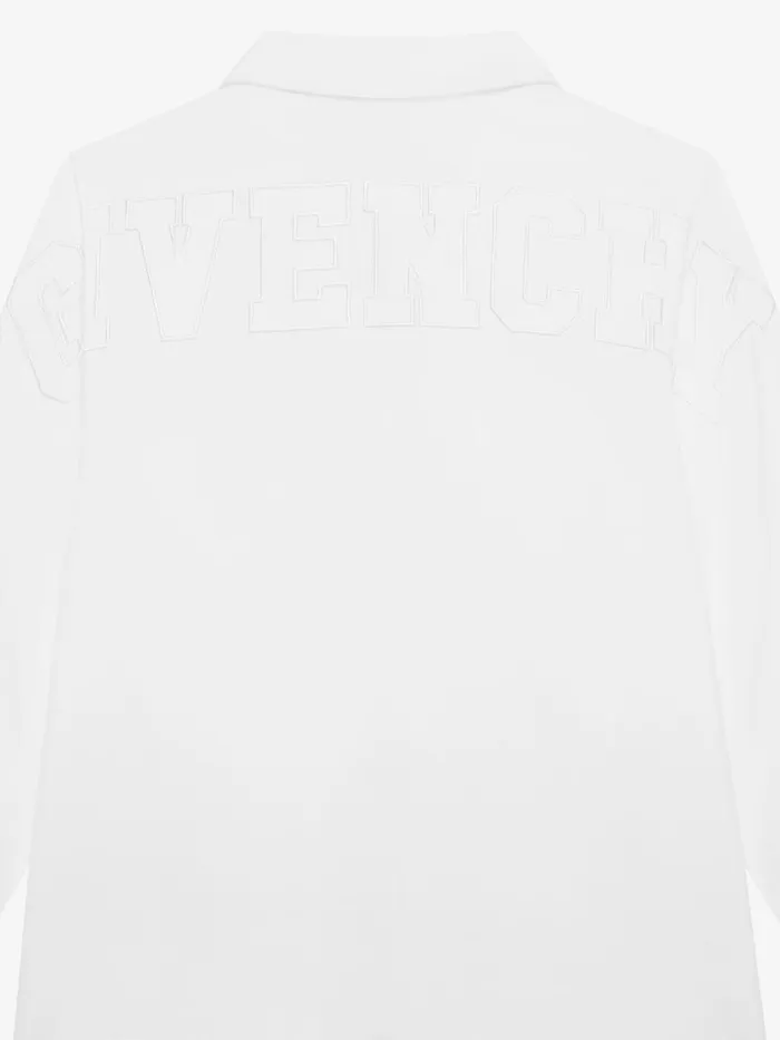 Men Baby 1 Month To 3 Years Givenchy Longsleeved Shirt In Poplin White Men Baby 1 Month To 3 Years Givenchy Longsleeved Shirt In Poplin White
