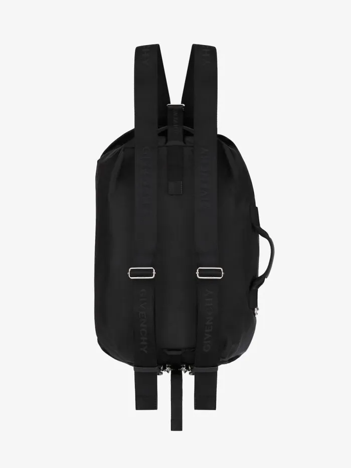 Men Backpacks Givenchy GZip Backpack In Nylon Black