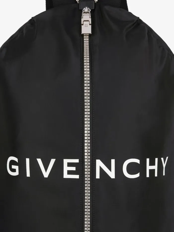 Men Backpacks Givenchy GZip Backpack In Nylon Black