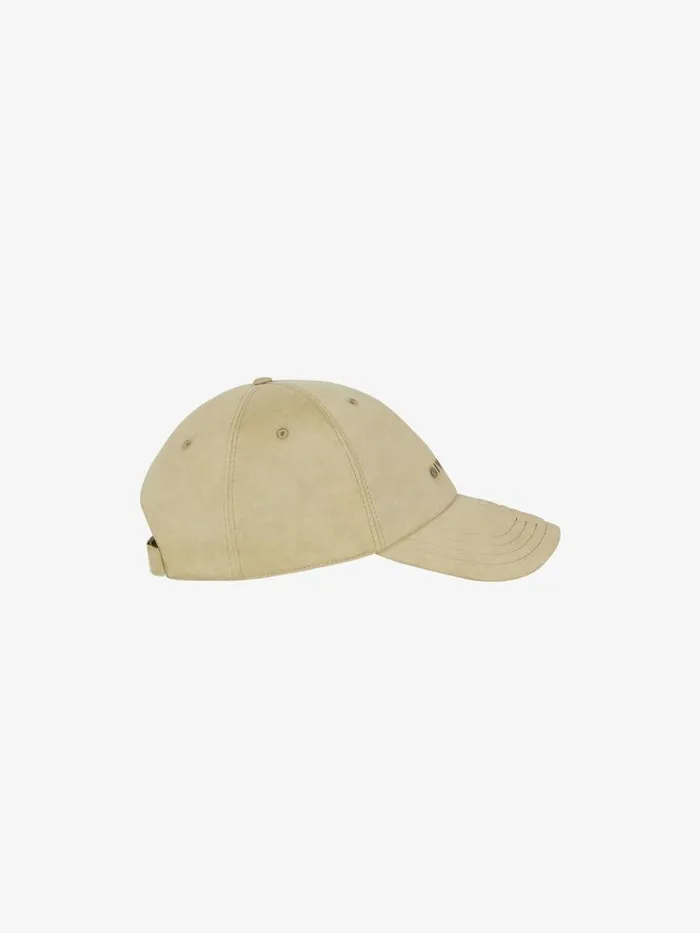 Men Beanies and Caps Givenchy GIVENCHY 4G Embroidered Cap In Canvas Khaki Men Beanies and Caps Givenchy GIVENCHY 4G Embroidered Cap In Canvas Khaki