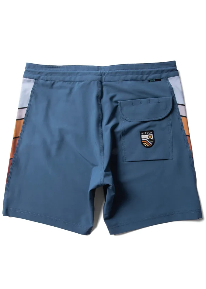 Men Boardshorts Vissla Trimline 1758243 Boardshort Harbor Blue Men Boardshorts Vissla Trimline 1758243 Boardshort Harbor Blue