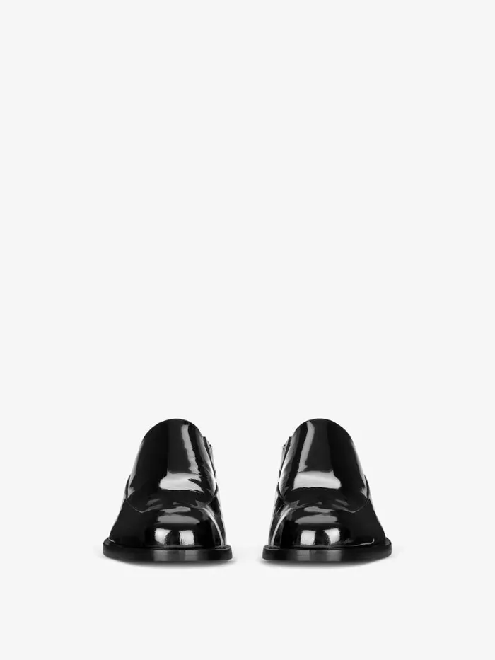 Men Boots and Loafers Givenchy Squared Derbies In Patent Leather Black Men Boots and Loafers Givenchy Squared Derbies In Patent Leather Black