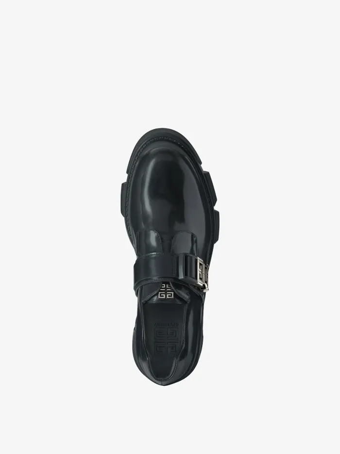 Men Boots and Loafers Givenchy Terra Derbies In Leather Black Men Boots and Loafers Givenchy Terra Derbies In Leather Black