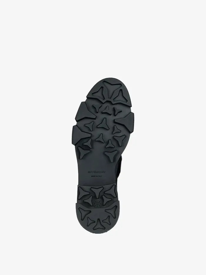 Men Boots and Loafers Givenchy Terra Derbies In Leather Black Men Boots and Loafers Givenchy Terra Derbies In Leather Black