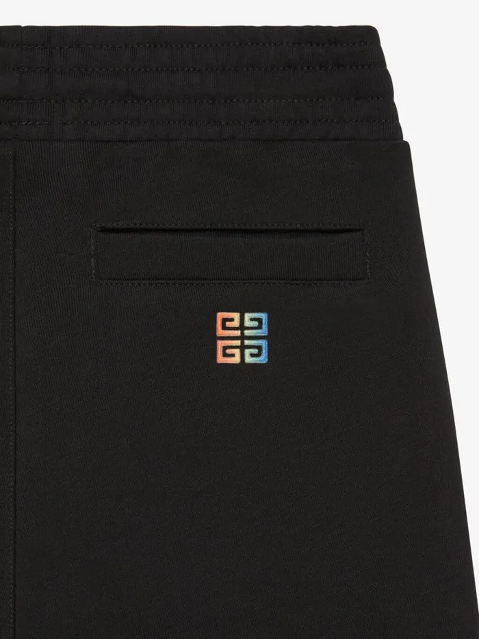 Men Boy 4 To 12 Years Givenchy Bermuda Shorts In Fleece Black Men Boy 4 To 12 Years Givenchy Bermuda Shorts In Fleece Black