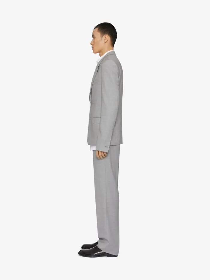 Men Coats and Jackets Givenchy Jacket In Wool Greywhite