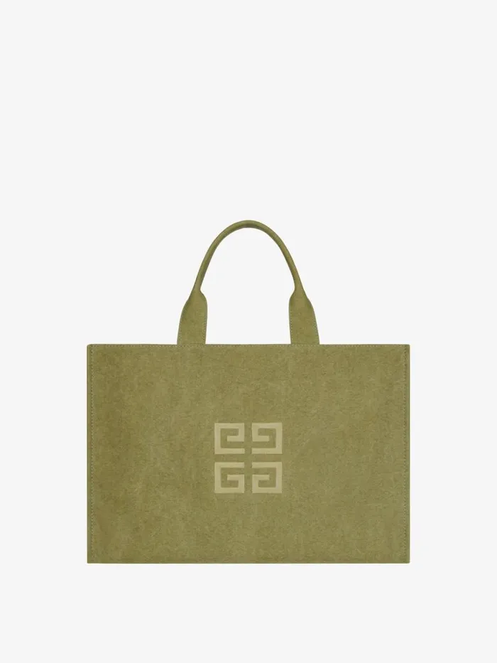 Men Crossbody Bags Givenchy GIVENCHY Tote Bag In Canvas Khaki