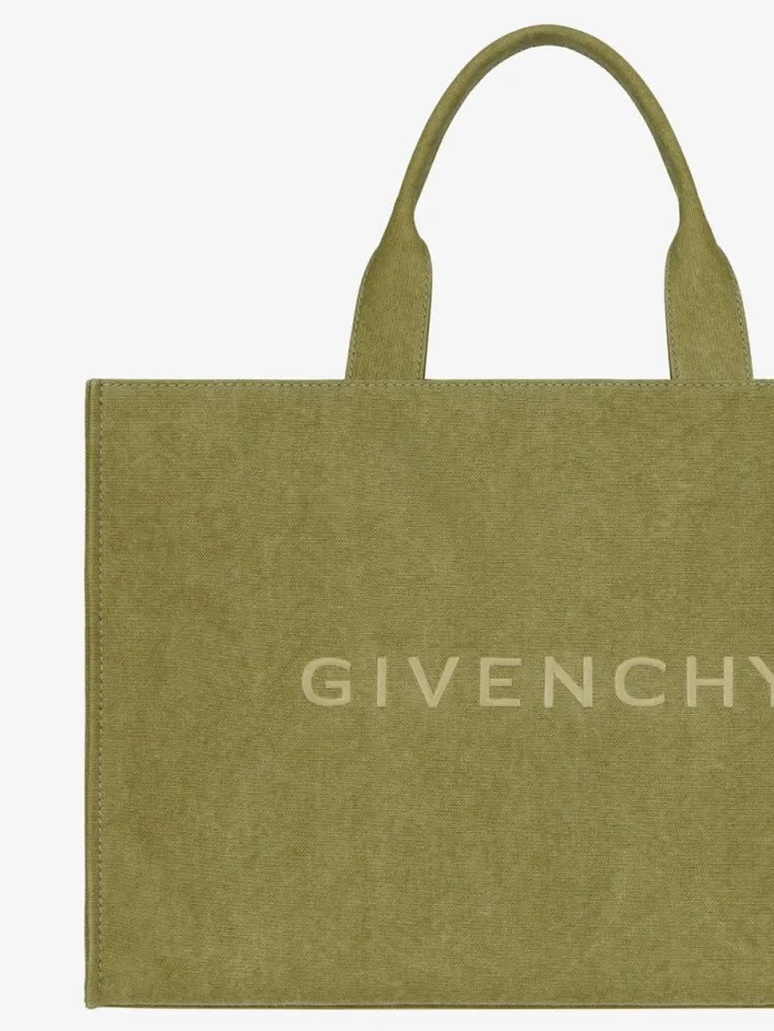 Men Crossbody Bags Givenchy GIVENCHY Tote Bag In Canvas Khaki