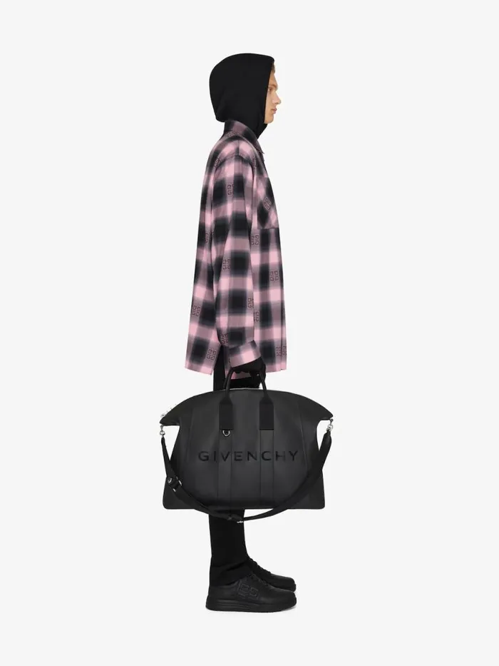Men Crossbody Bags Givenchy Medium Antigona Sport Bag In Coated Canvas Black Men Crossbody Bags Givenchy Medium Antigona Sport Bag In Coated Canvas Black