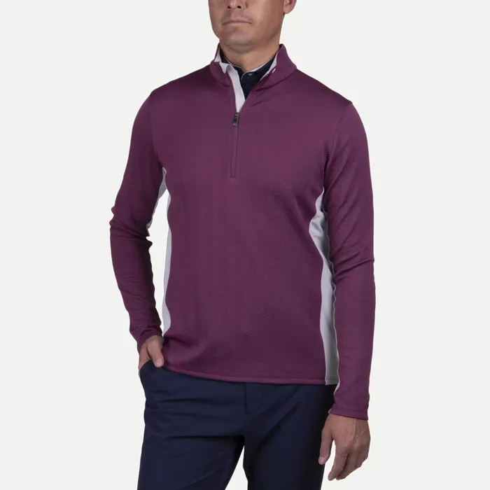 Men Delian 20 HalfZip Nightshadealloy KJUS Midlayers and Sweaters