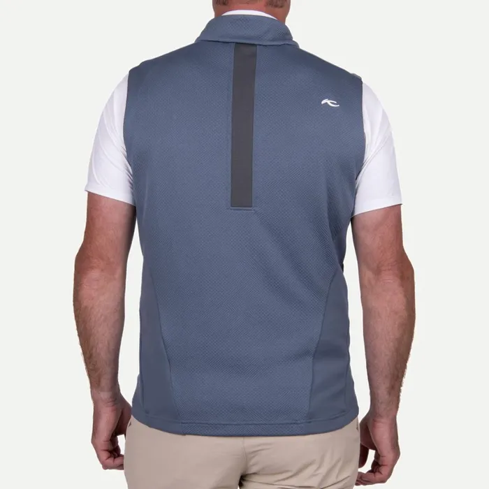 Men Delian Vest Steel Blue KJUS Jackets and Vests