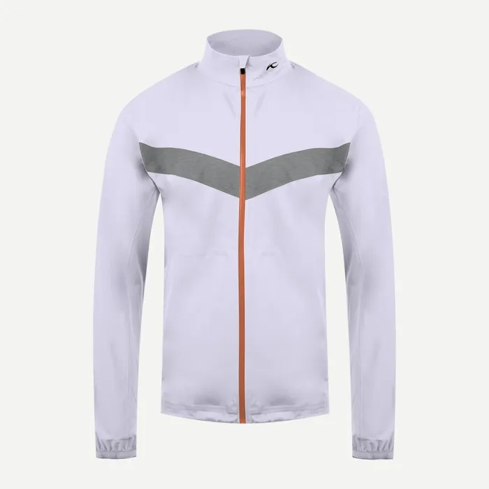 Men Dexter II 25L Jacket White Melangesteel Grey KJUS Rainwear