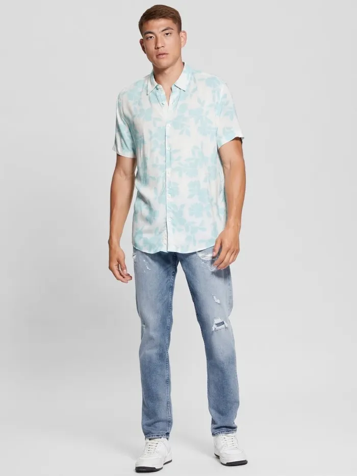 Men GUESS Eco Rayon Shadow Box Shirt Shadowbox Floral Antigua Shirts Men GUESS Eco Rayon Shadow Box Shirt Shadowbox Floral Antigua Shirts
