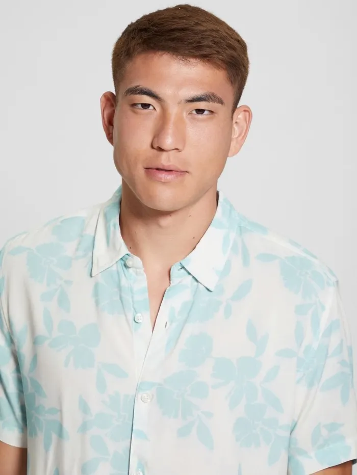 Men GUESS Eco Rayon Shadow Box Shirt Shadowbox Floral Antigua Shirts Men GUESS Eco Rayon Shadow Box Shirt Shadowbox Floral Antigua Shirts