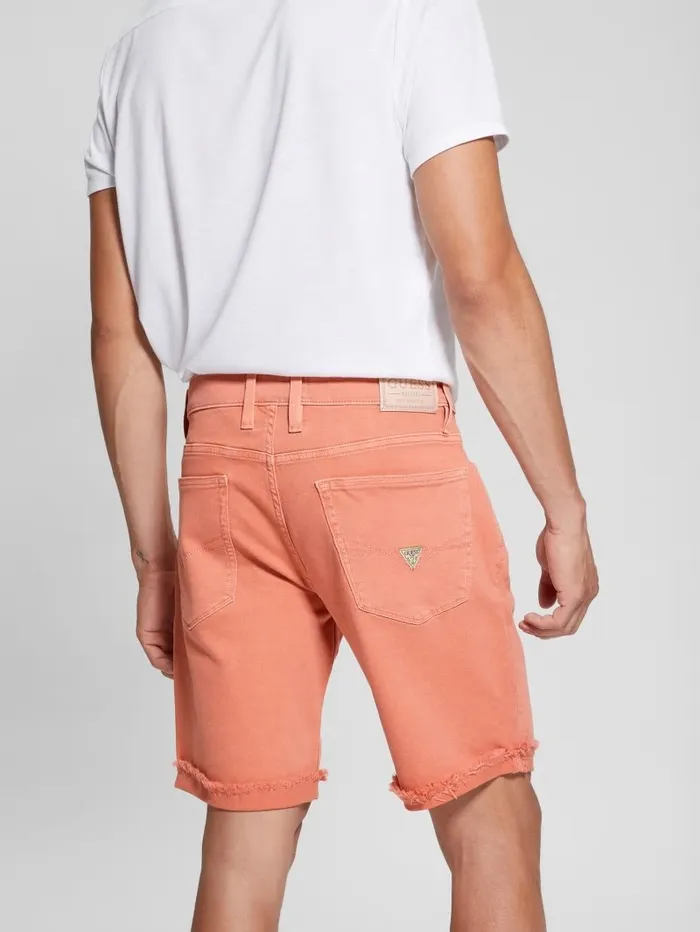 Men GUESS Eco Regular Fit Hemp Shorts Aechmea Pinky Multi Pants and Shorts Men GUESS Eco Regular Fit Hemp Shorts Aechmea Pinky Multi Pants and Shorts