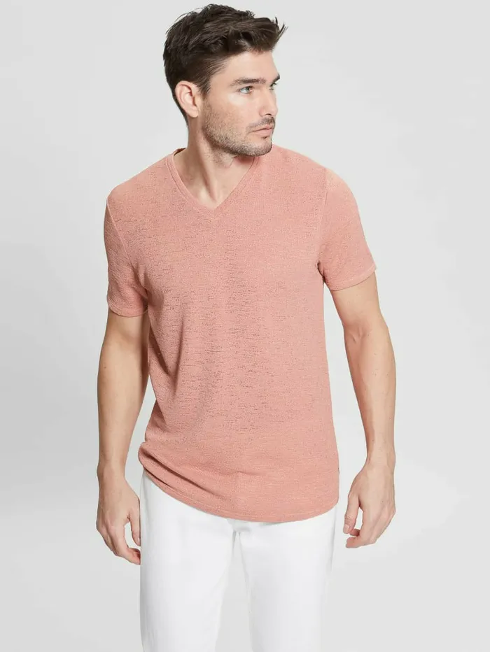 Men GUESS Gauze Tee Satin Rose TShirts and Tanks Men GUESS Gauze Tee Satin Rose TShirts and Tanks