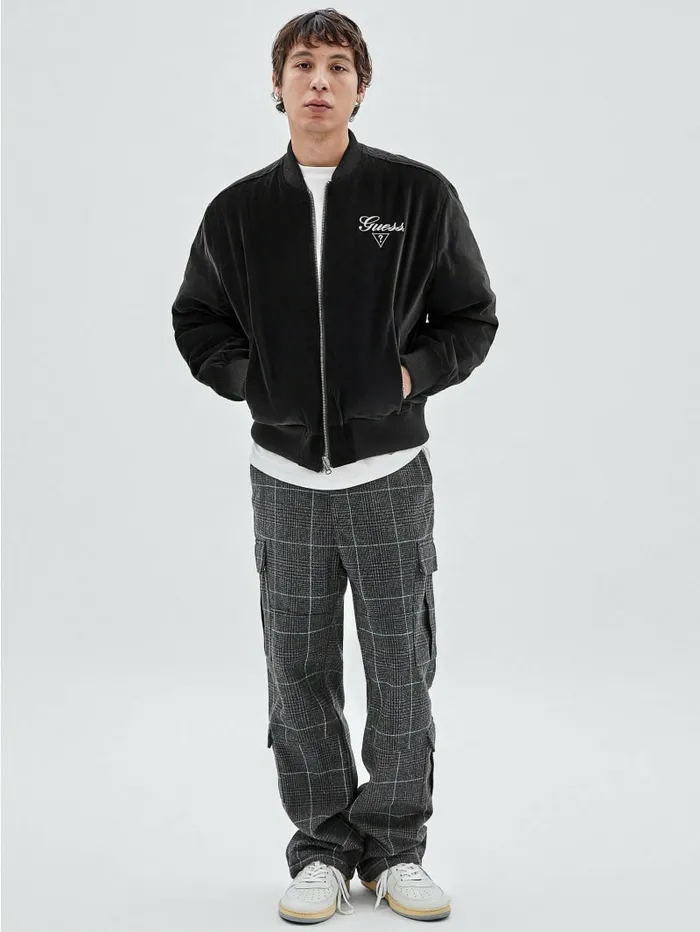 Men GUESS Originals Reversible Flight Jacket Black Jackets and Coats GUESS Men GUESS Originals Reversible Flight Jacket Black Jackets and Coats GUESS