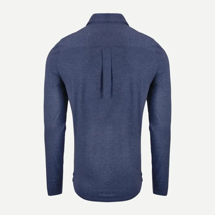 Men Inverness Polo LS Steel Blue KJUS Polos and Shirts