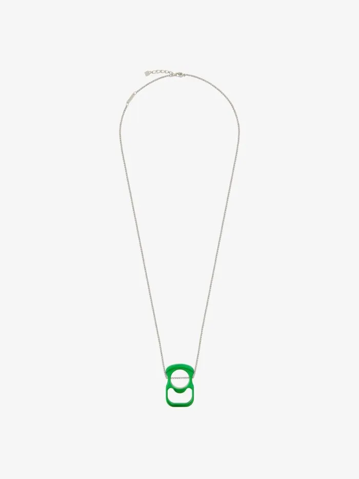Men Jewelry Givenchy G Can Necklace In Metal And Enamel Green Men Jewelry Givenchy G Can Necklace In Metal And Enamel Green