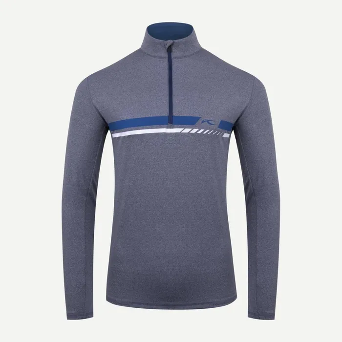 Men K Midlayer HalfZip Atlanta Blue Melangeatlanta Blue KJUS Midlayers and Sweaters