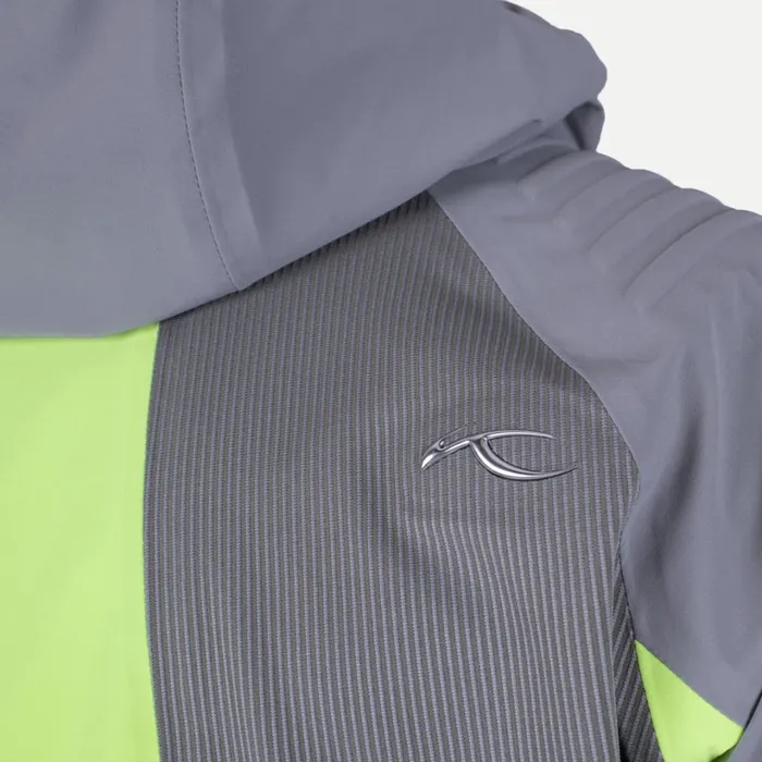 Men Lucas FRX Shell Jacket Limelightpewter KJUS Jackets and Vests
