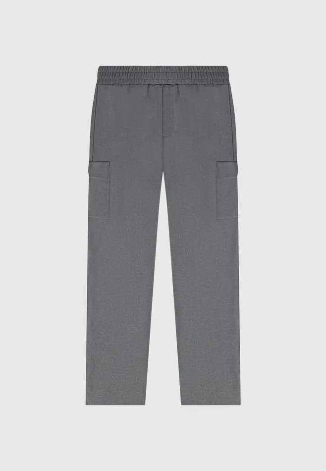 Men Manire De Voir Angular Pocket Cargo Pants Grey Marl