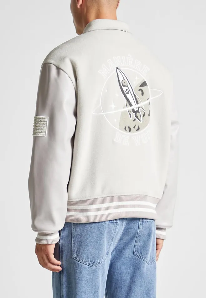 Men Manire De Voir Astro Varsity Jacket Multi