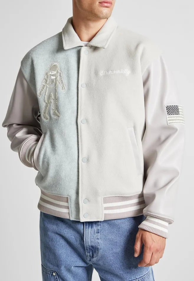 Men Manire De Voir Astro Varsity Jacket Multi