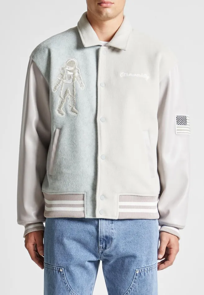 Men Manire De Voir Astro Varsity Jacket Multi