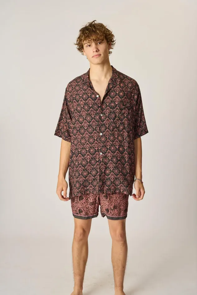 Men Natalie Martin Kevin Shirt Unisex Fleurdelis Black
