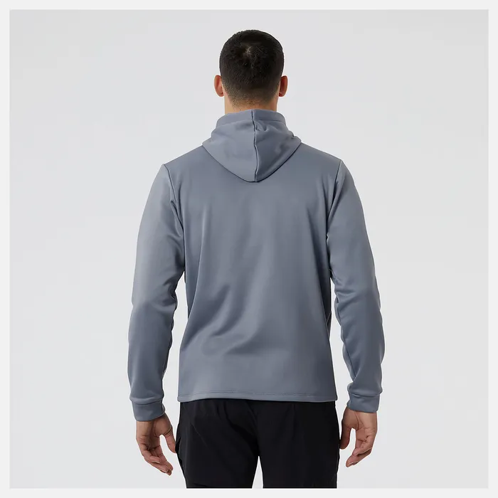 Men New Balance Tenacity Performance Fleece Full Zip Hoodie GUNMETAL Jackets and Vests Men New Balance Tenacity Performance Fleece Full Zip Hoodie GUNMETAL Jackets and Vests