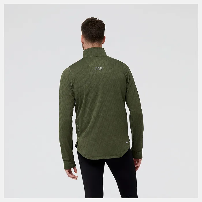 Men New Balance United Airlines NYC Half NB Heat Grid Half Zip DEEP OLIVE GREEN HEATHER Hoodies and Sweatshirts Men New Balance United Airlines NYC Half NB Heat Grid Half Zip DEEP OLIVE GREEN HEATHER Hoodies and Sweatshirts