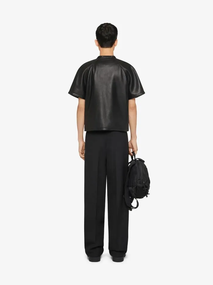 Men Outerwear and Blousons Givenchy Jacket In Perforated Leather Black