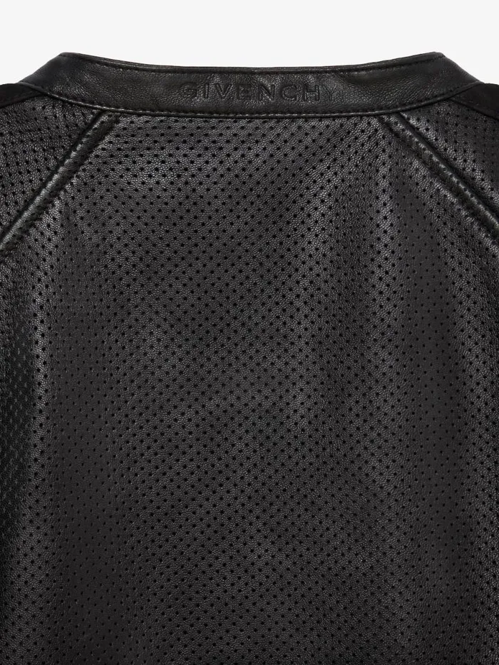 Men Outerwear and Blousons Givenchy Jacket In Perforated Leather Black