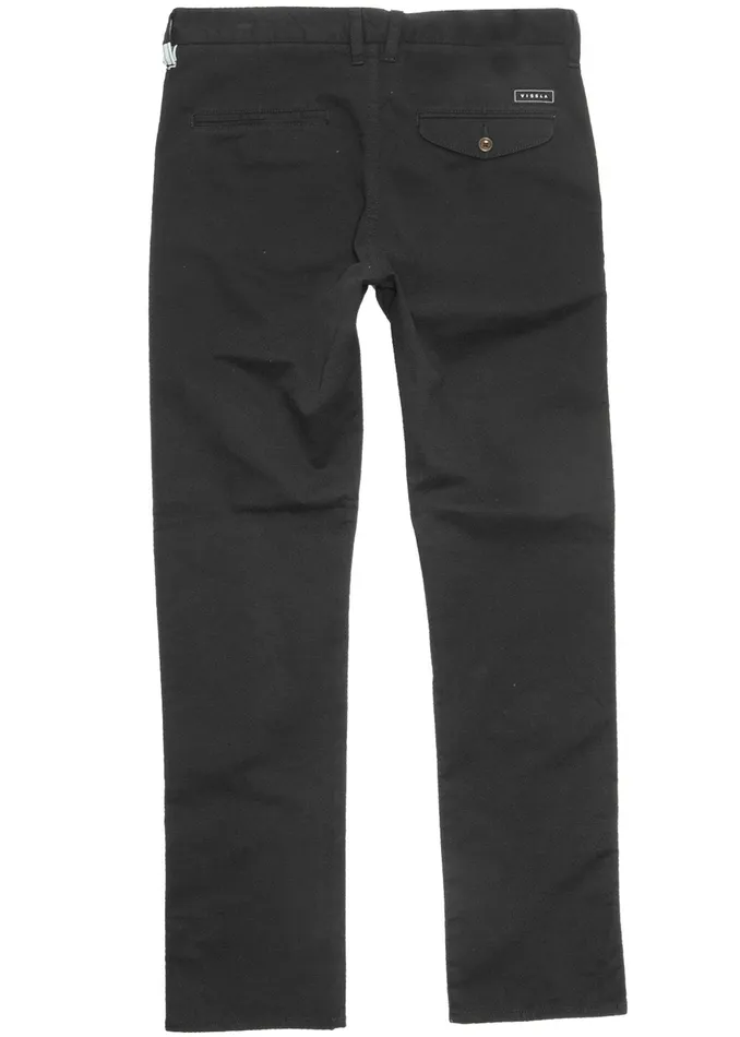 Men Pants and Denim Vissla Low Tide Chino Eco Pant Phantom Men Pants and Denim Vissla Low Tide Chino Eco Pant Phantom
