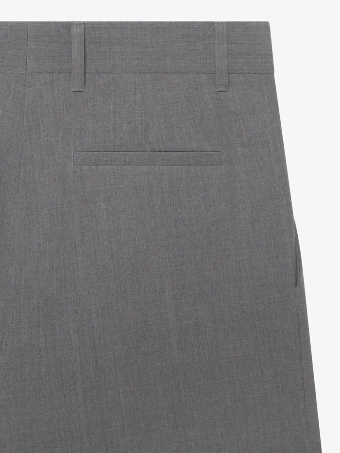 Men Pants and Shorts Givenchy Extra Wide Pants In Wool Medium Grey