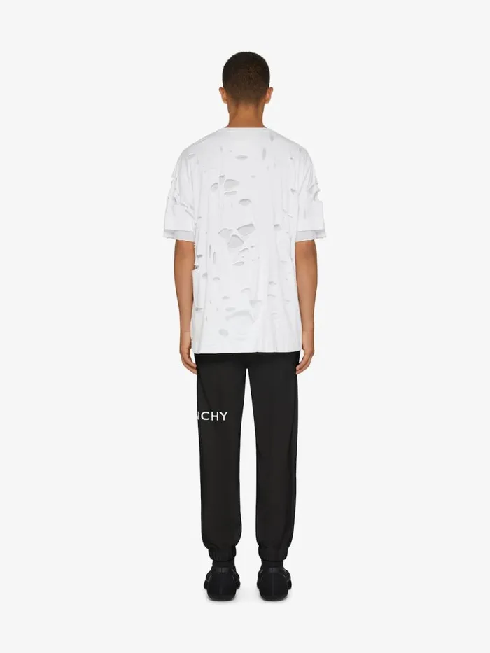 Men Pants and Shorts Givenchy GIVENCHY Archetype Slim Fit Jogger Pants In Fleece Black