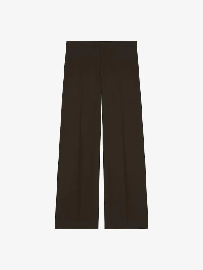 Men Pants and Shorts Givenchy Tailored Pants In Wool Military Green