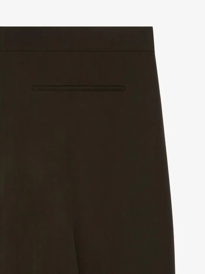 Men Pants and Shorts Givenchy Tailored Pants In Wool Military Green Men Pants and Shorts Givenchy Tailored Pants In Wool Military Green