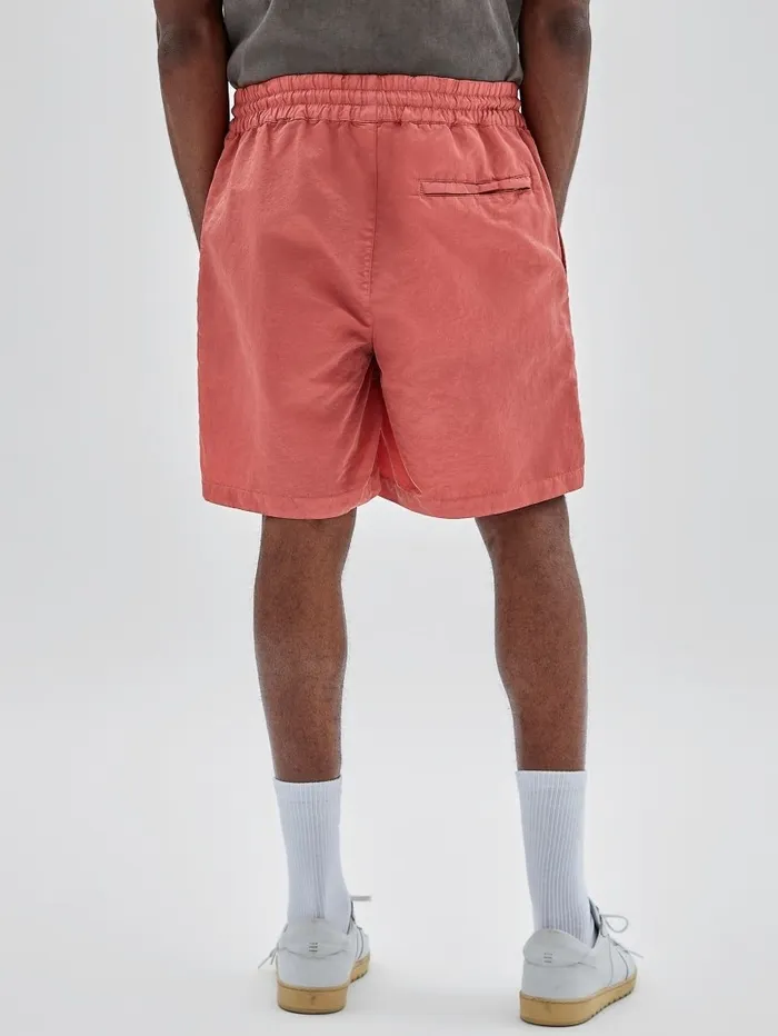 Men Pants and Shorts GUESS GUESS Originals Washed Nylon Shorts Peach Peel Multi