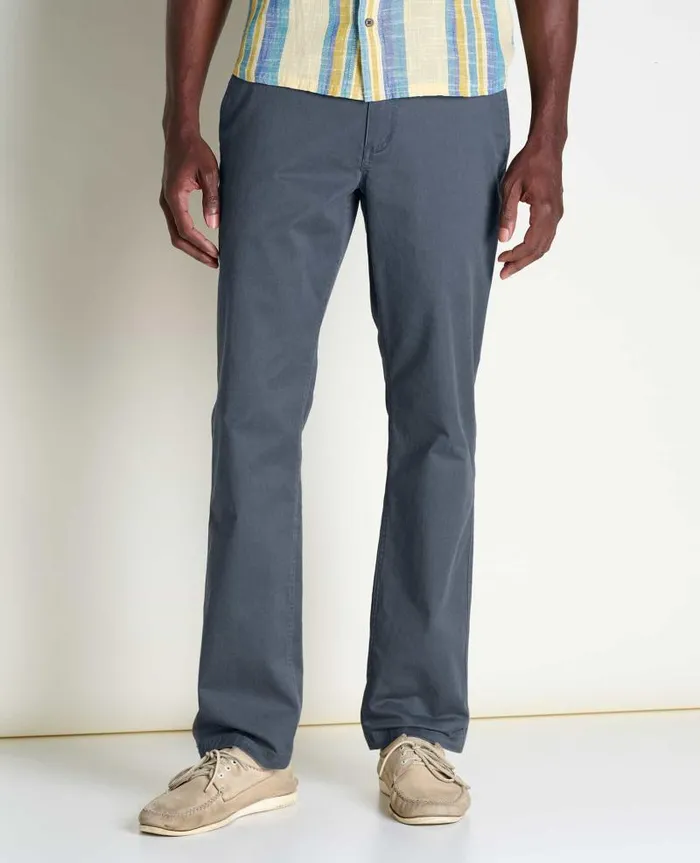 Men Pants Toad and Co Mission Ridge Lean Pant Iron Vintage Wash