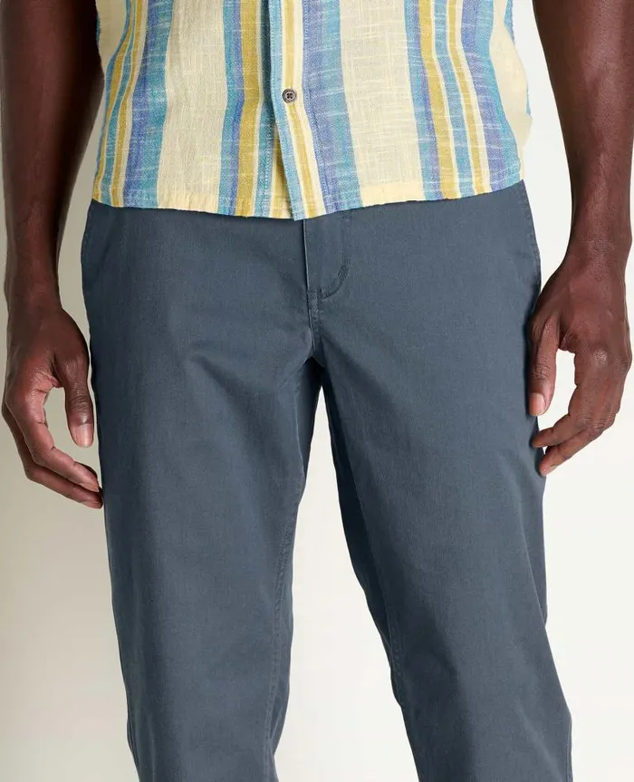 Men Pants Toad and Co Mission Ridge Lean Pant Iron Vintage Wash