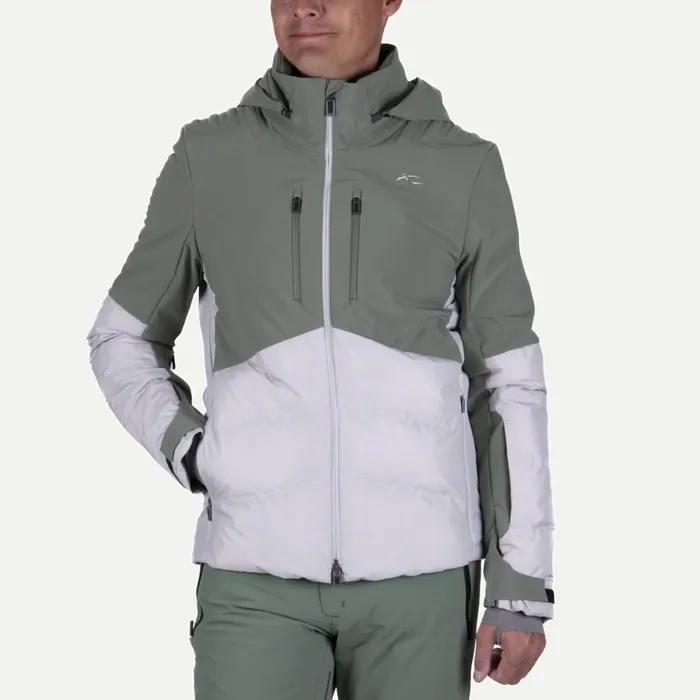 Men Pivot Jacket Green Smokealloy KJUS Jackets and Vests