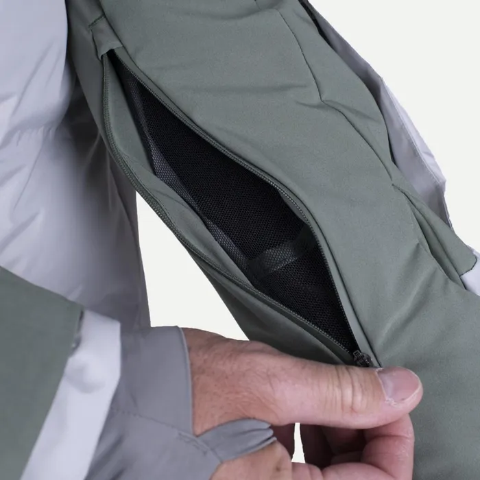 Men Pivot Jacket Green Smokealloy KJUS Jackets and Vests