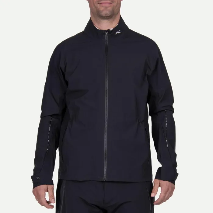 Men Pro 3L 20 Jacket 8211 Waterproof Golf Jacket Black KJUS Rainwear