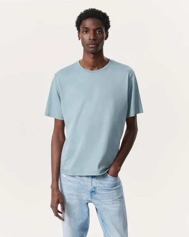 Men rag and bone Pima Cotton TShirt ArmyBlackLight TanPastel GraySaluteSea GreyStone BlueWashed RoseWhite TShirts and Henleys