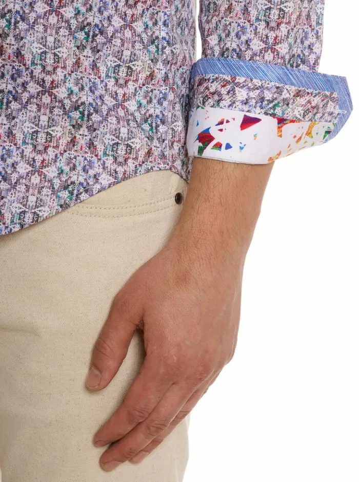 Men Robert Graham Button Down Shirts Caracas Long Sleeve Button Down Shirt Multi