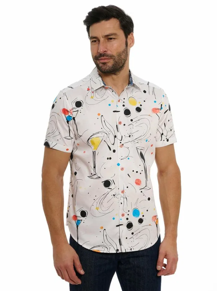 Men Robert Graham Button Down Shirts El Estio Short Sleeve Button Down Shirt Multi Men Robert Graham Button Down Shirts El Estio Short Sleeve Button Down Shirt Multi