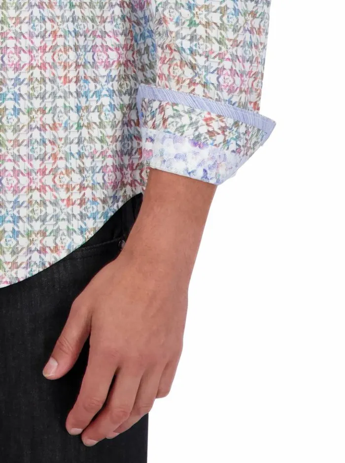 Men Robert Graham Button Down Shirts Seven Hills Long Sleeve Button Down Shirt Multi