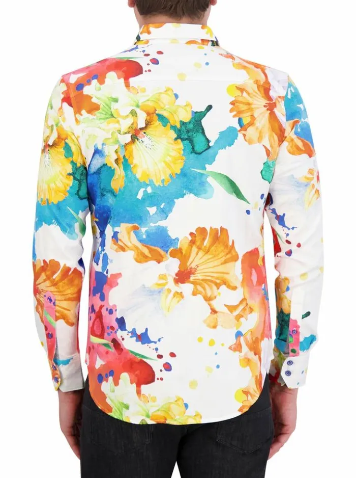 Men Robert Graham Button Down Shirts Sorrentine Long Sleeve Button Down Shirt Multi